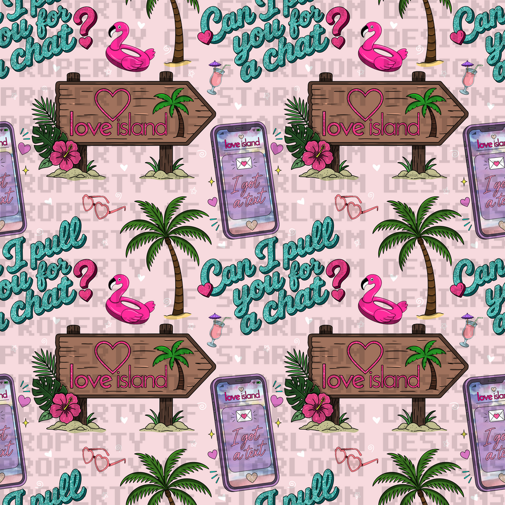 Love Island Seamless Pattern