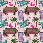 Love Island Seamless Pattern