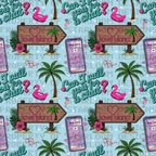 Love Island Seamless Pattern