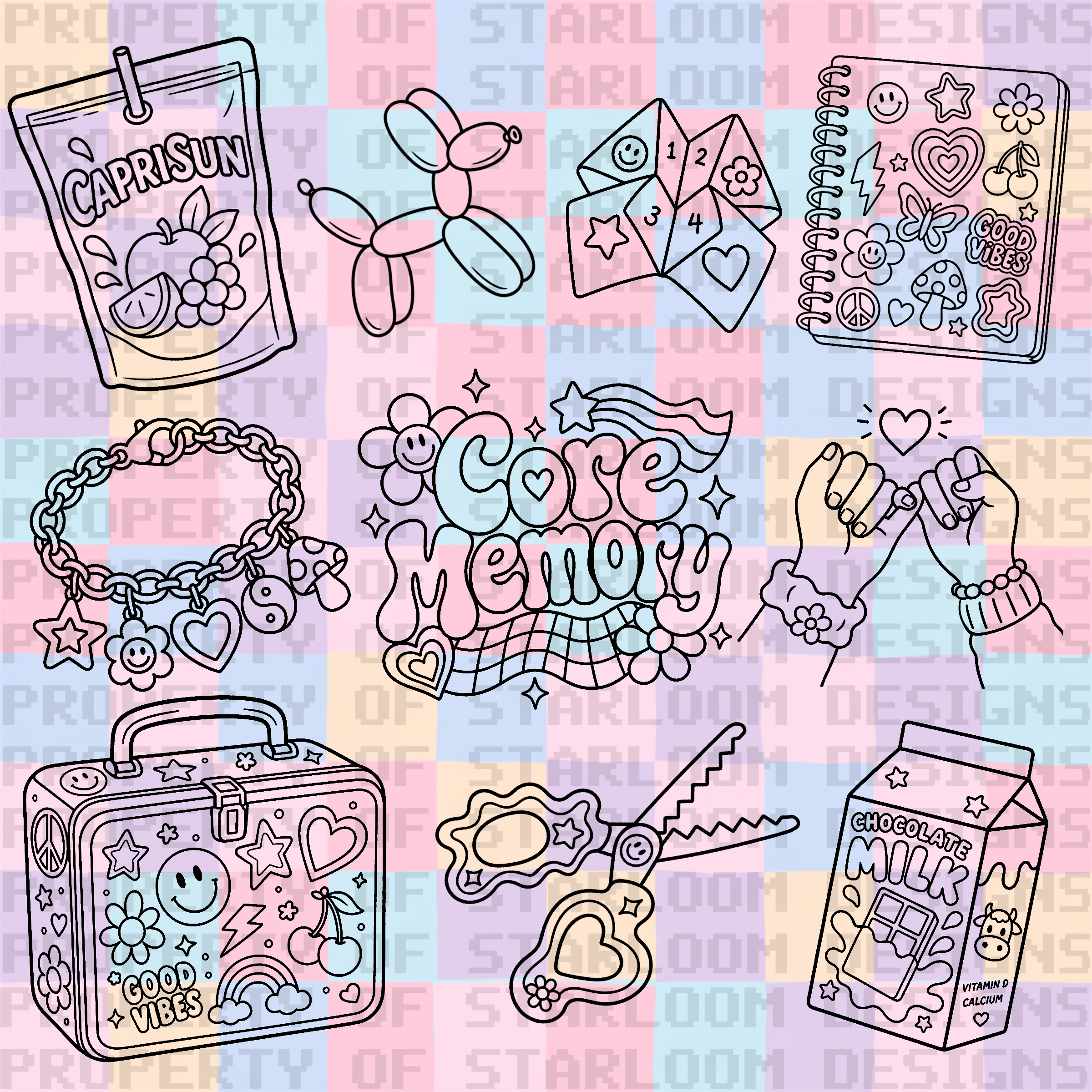 Core Memories Outline Set (10 Pieces)