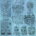 Mini Mart Magic Outline Set (9 Pieces)