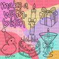 Birthday Girl Outline Set (6 Pieces)