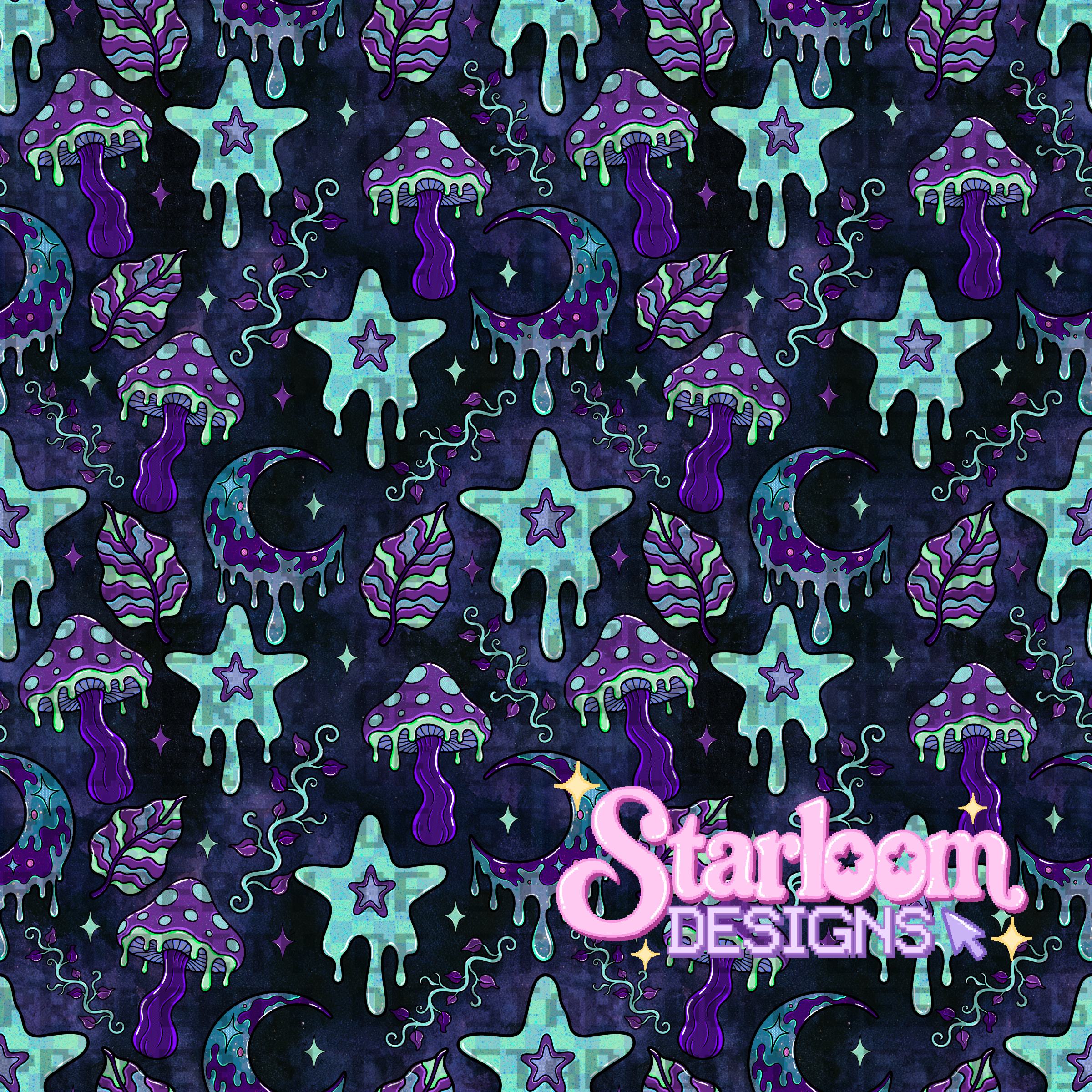 Galaxy Trip Seamless Design