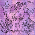 Galaxy Trip Outline Set (8 Pieces)