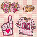 Game Day Baby Clipart Set (4 Pieces)